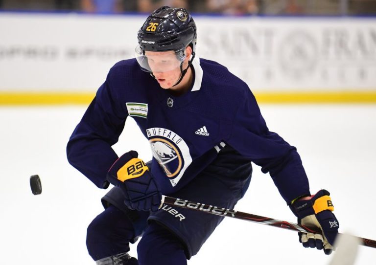 Sabres Rookie Rasmus Dahlin Calms Nerves Looks Strong In Debut Buffalo Hockey Beat