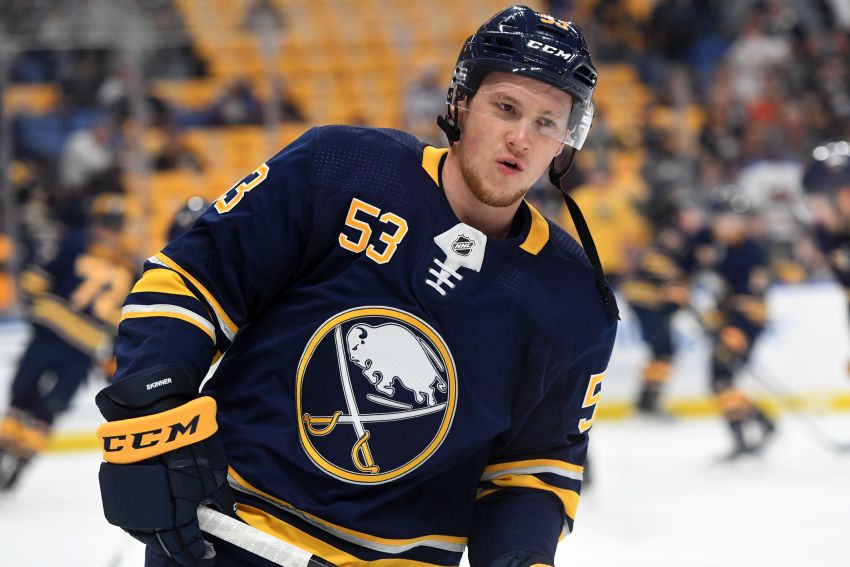 Jeff Skinner 53 Buffalo Sabres 2022-23 Goathead Third Player Youth