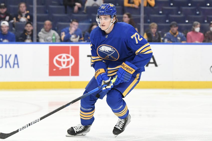 Sabres' Tage Thompson scores 5 goals in win over Blue Jackets