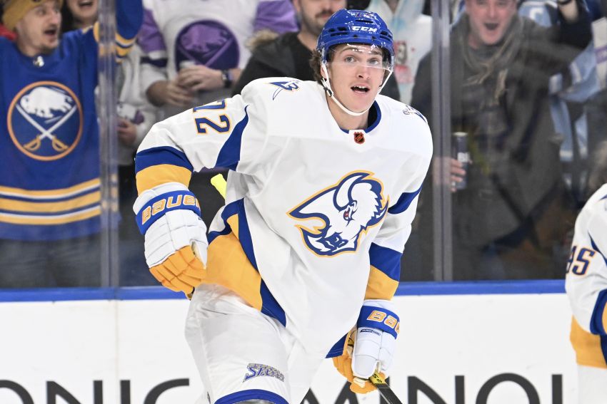 Game Management Was A Problem  Buffalo Sabres Forward Tage Thompson After  Loss To Calgary 